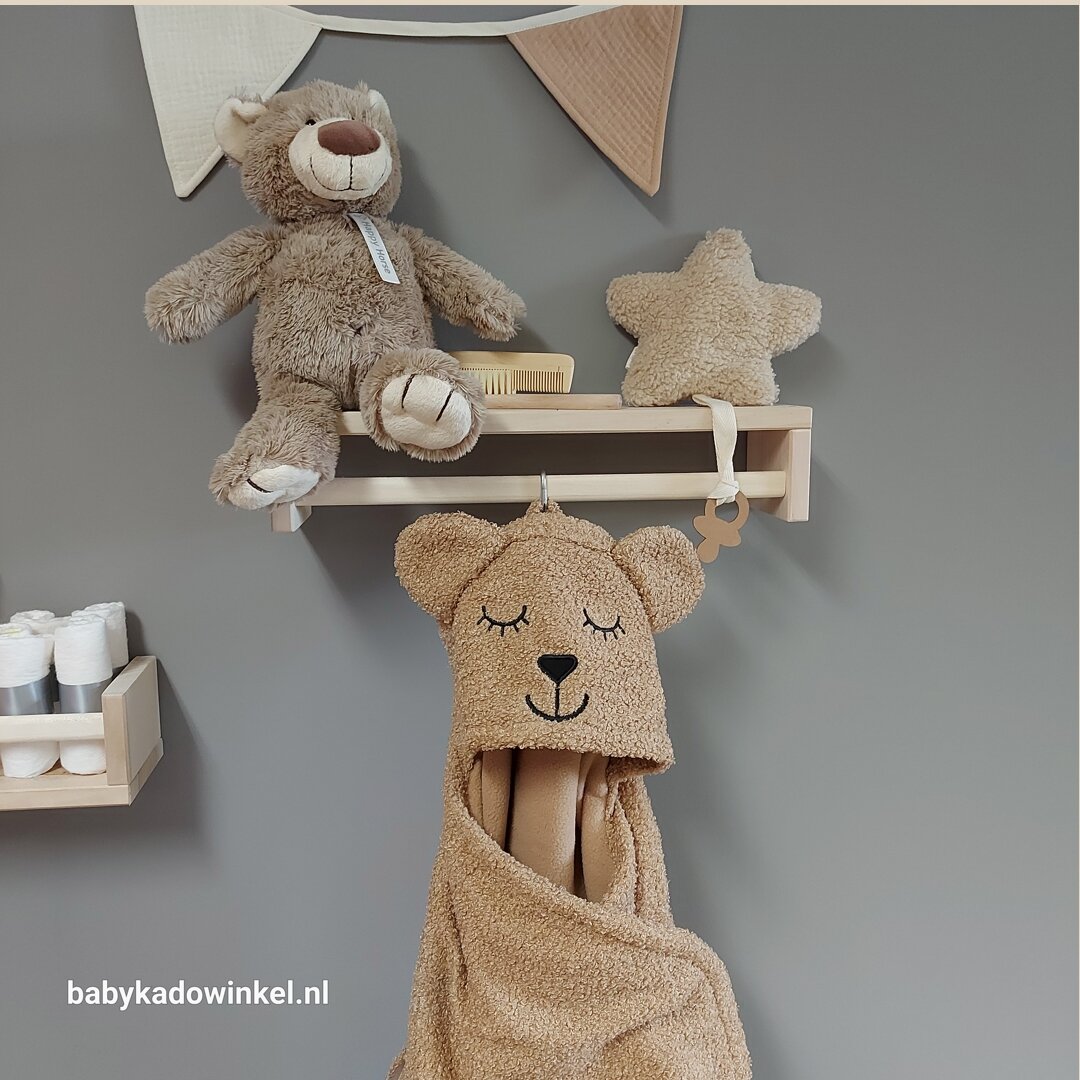 Wikkeldeken Bear Boucle Biscuit