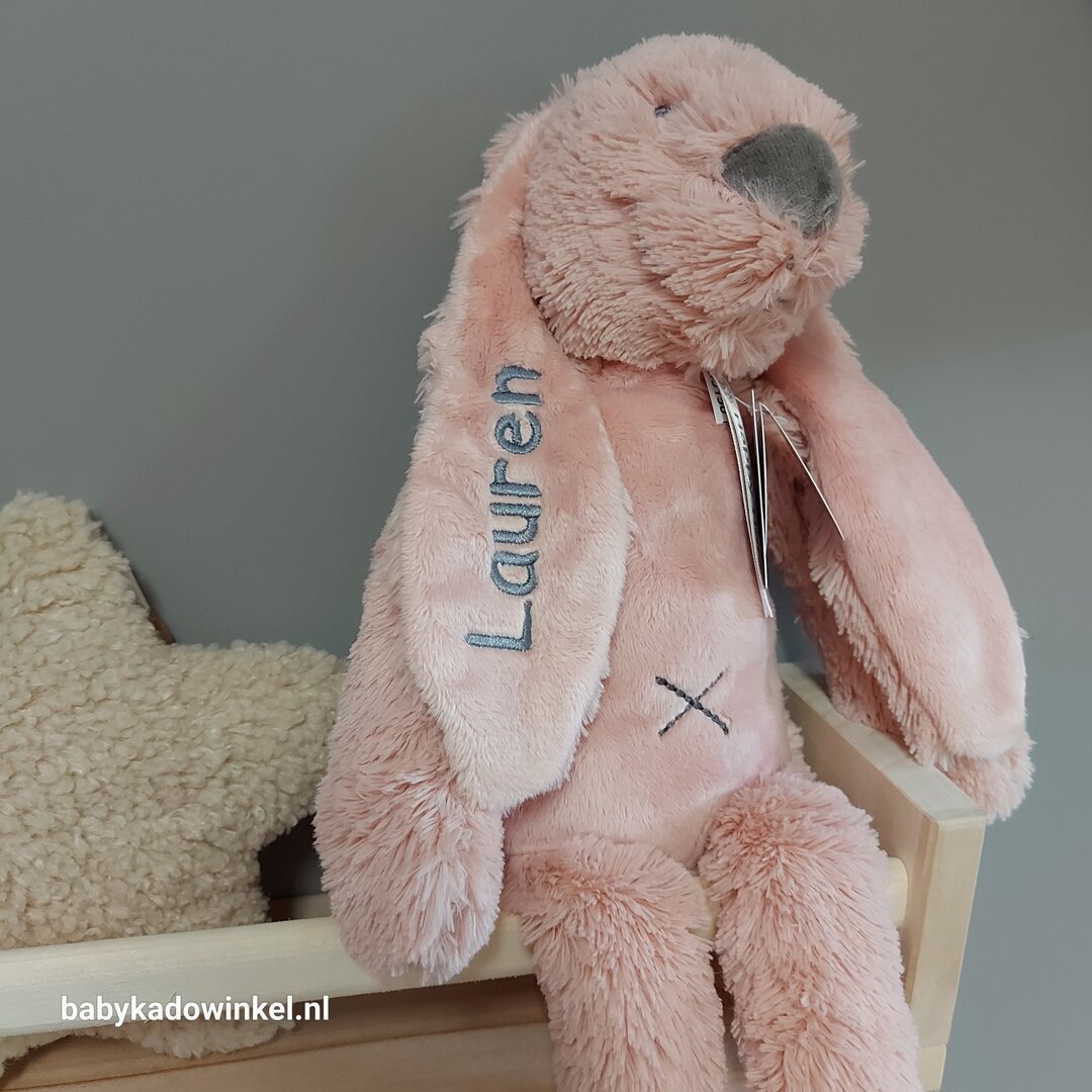 Knuffel Rabbit Richie Old Pink