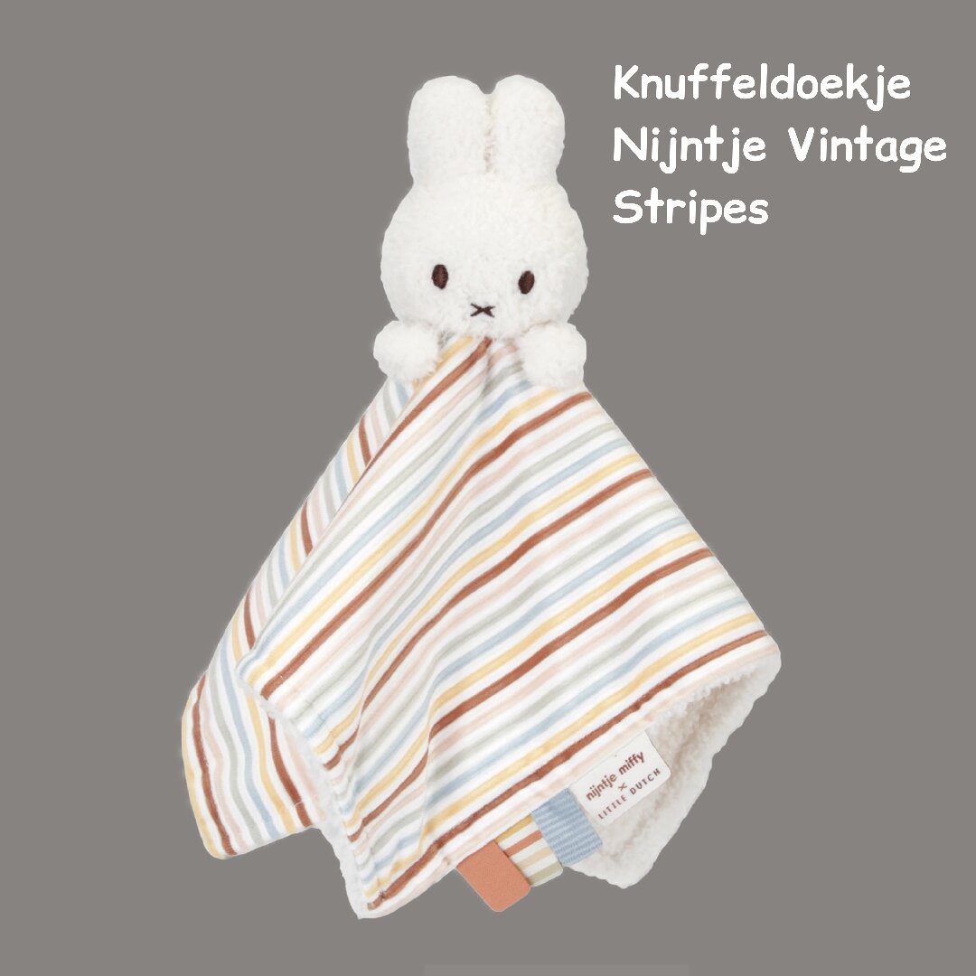 Knuffeldoekje nijntje vintage stripes