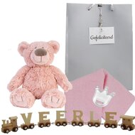 Houten naamtreintje Knuffel Bear Brim