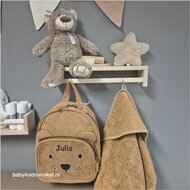 Rugtas babycadeauset Kidzroom Porto Beary Excited Brown